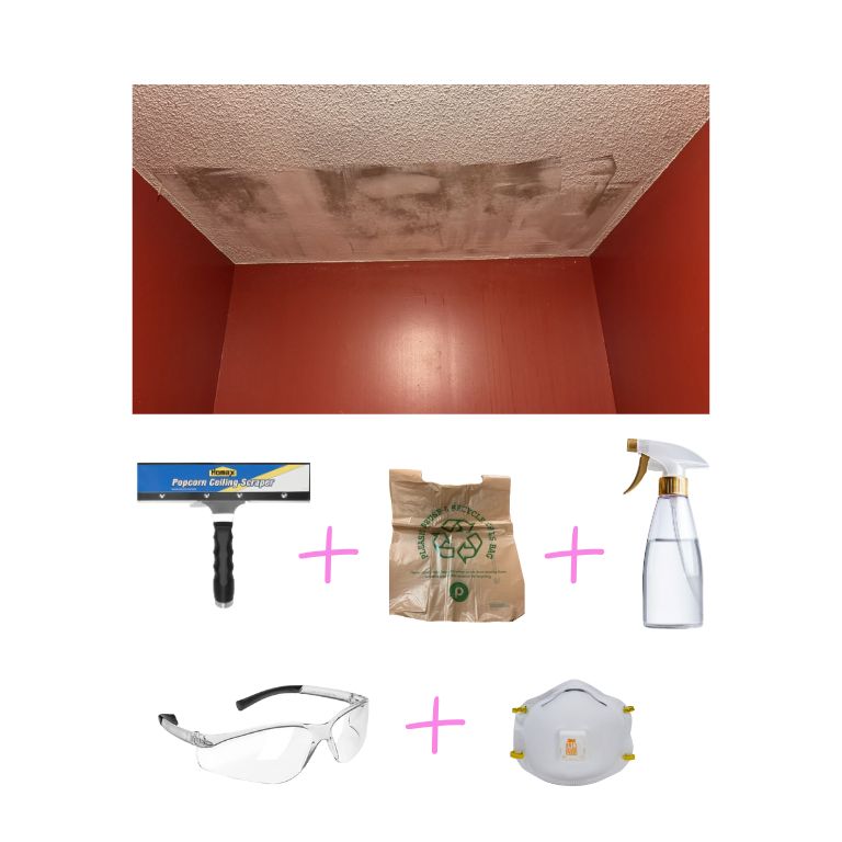 Tools to remove popcorn ceiling